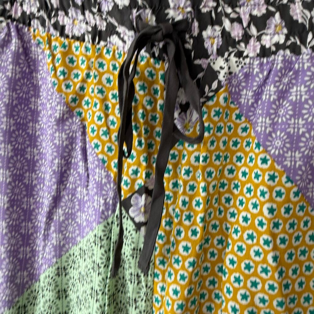 Simply Vera Gray Top & Patchwork Palazzo Pants Plus Size Pijamas size 2X - Picture 9 of 16